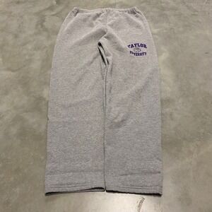 Russell Athletic Taylor University Basketball Sweatpants Gray Mens XL XL-10